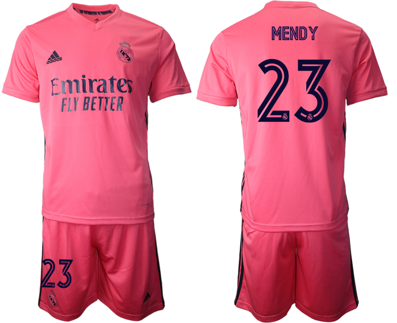 Men 2020-2021 club Real Madrid away #23 pink Soccer Jerseys->->Soccer Club Jersey